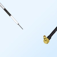 Open-end to MMCX Male Right Angle Cable Assembly